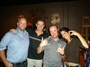Scotty, Dave Pelletier, me and Jamie Sale